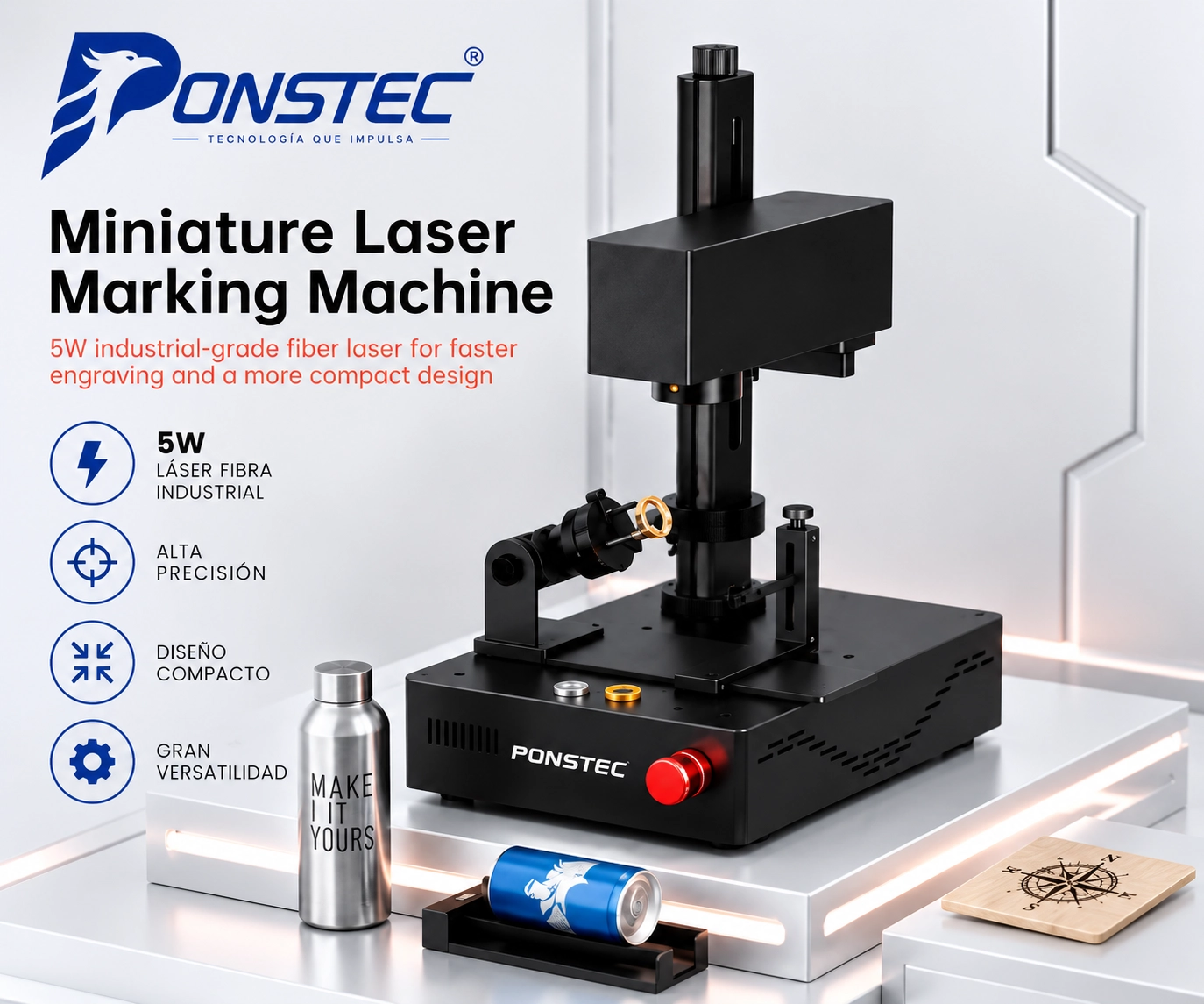 PONSTEC Mini Fiber 5W
